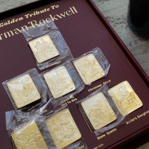 Norman Rockwell gold ingot bars